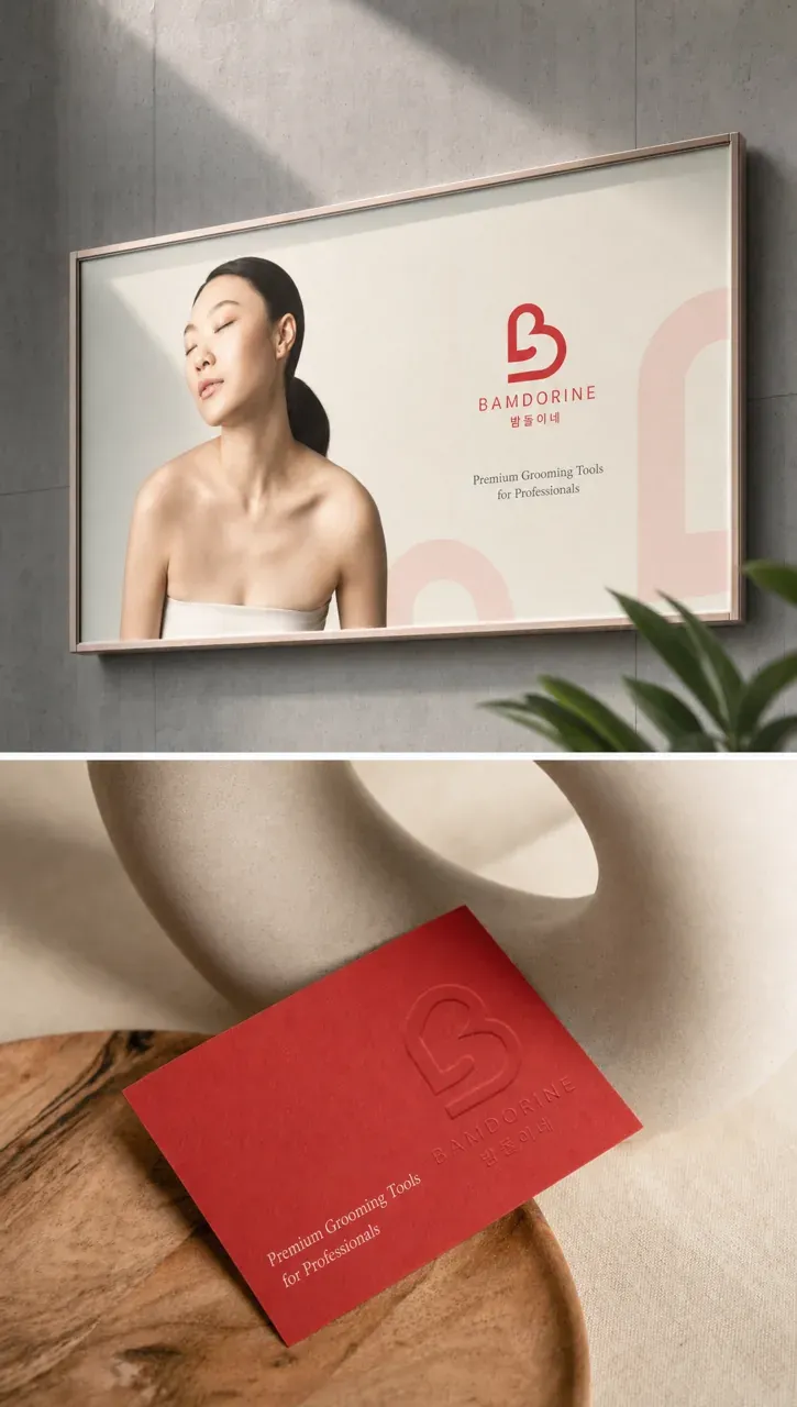 반려동물 로고 디자인 — 손끝의 정교함을 담은 모노그램 반려동물 브랜드 로고