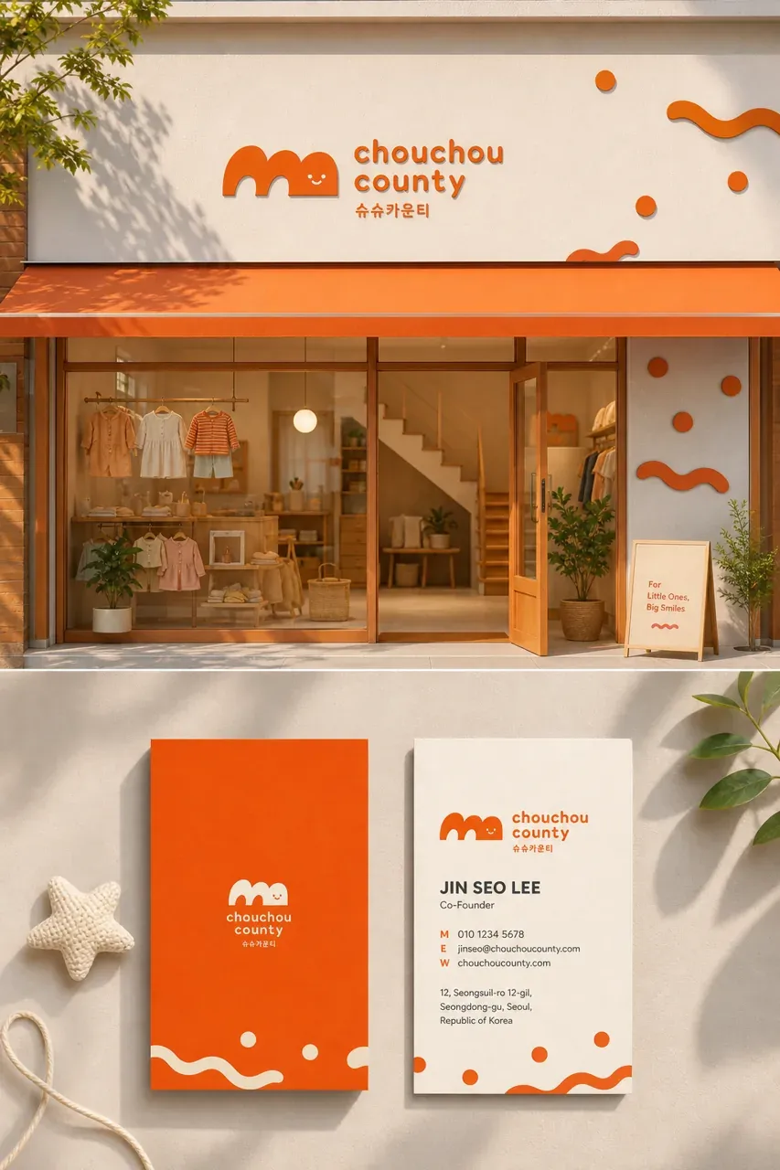 패션·의류 로고 디자인 — 소중함을 담은 따뜻한 둥근 패션 브랜드 로고