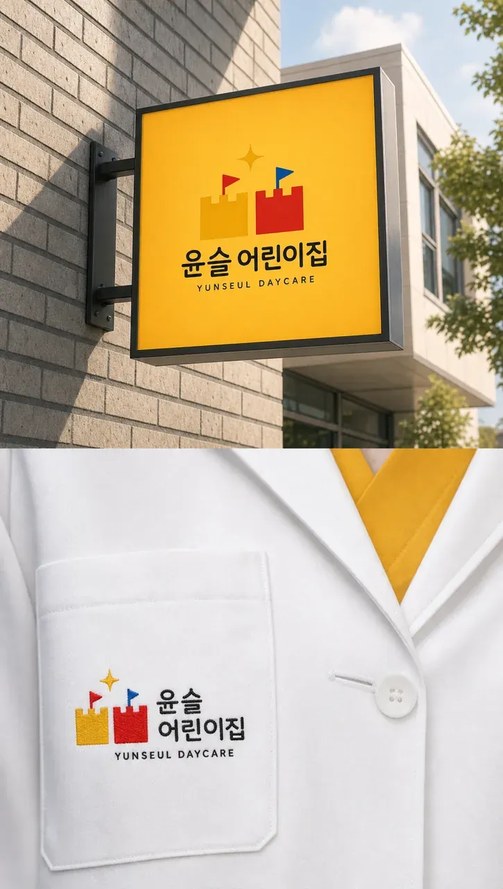 교육·학원 로고 디자인 — 부드러운 빛의 성장 공간 학원 로고