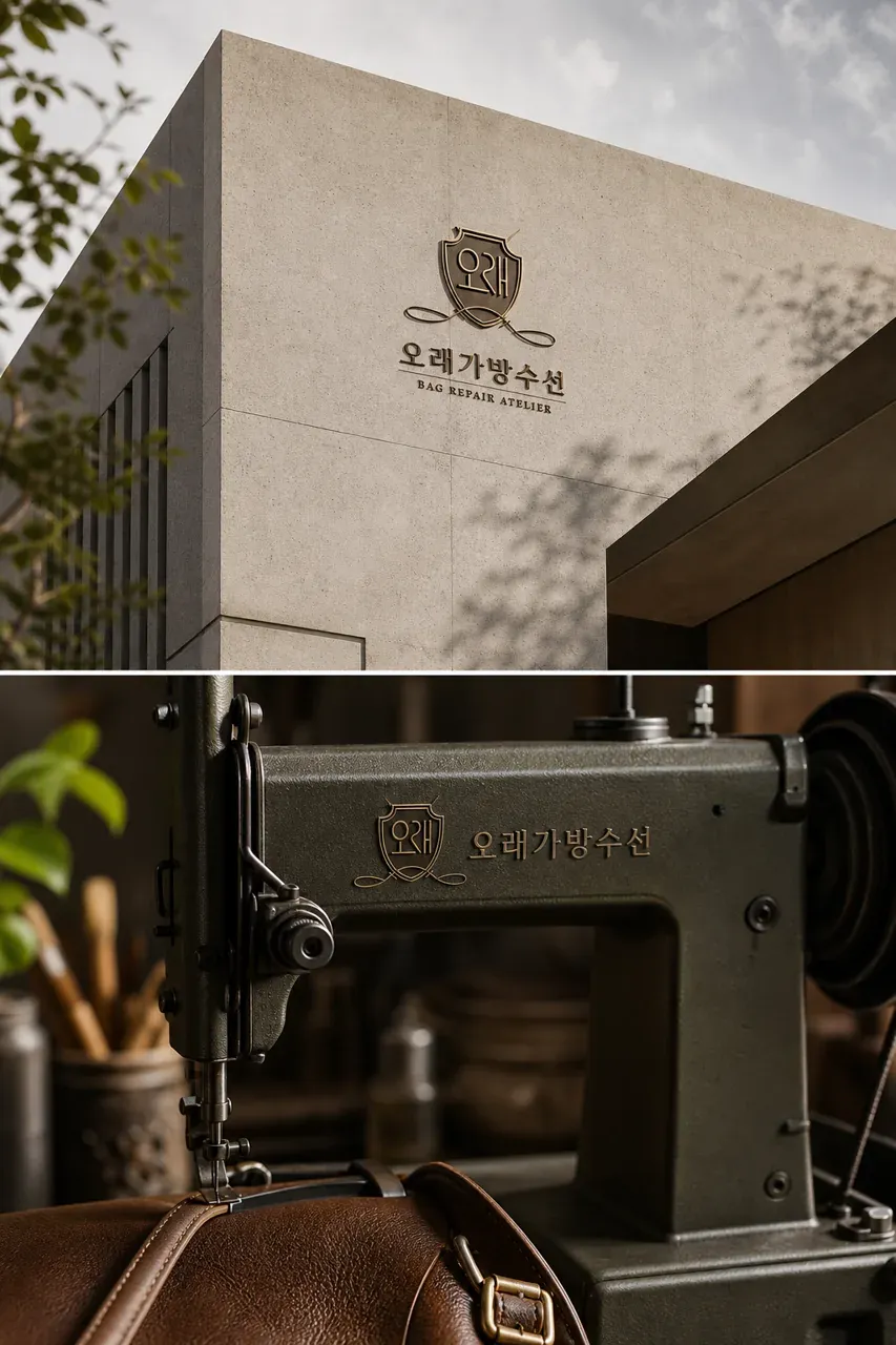 패션·의류 로고 디자인 — 소중한 가방이 다시 새것처럼 패션 브랜드 로고
