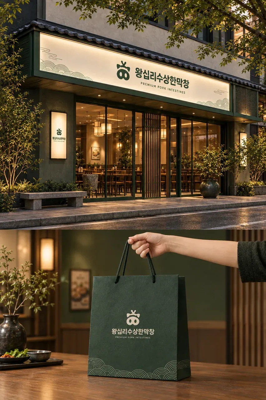 음식점·외식 로고 디자인 — 이상한 매력의 정체 음식점 로고