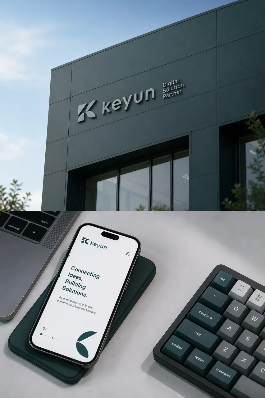 그 외 로고 디자인 — 고객의 아이디어가 실제 서비스로 성장하는 keyun 브랜드 로고