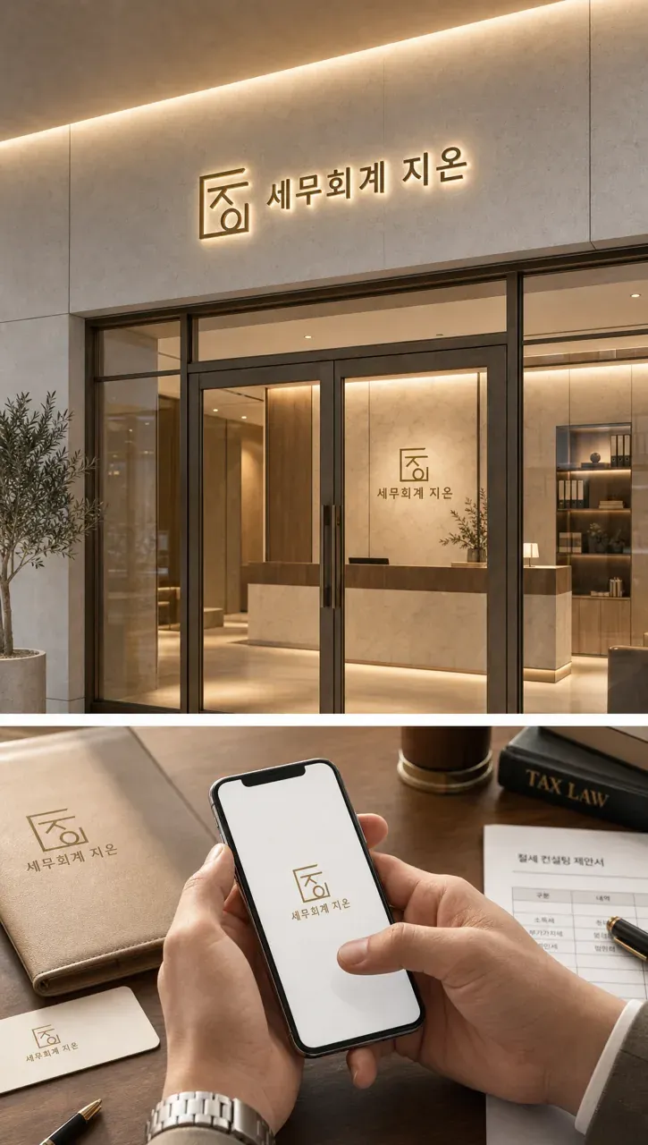 법률·세무·특허 로고 디자인 — 신뢰감 있는 조합형 법률사무소 로고