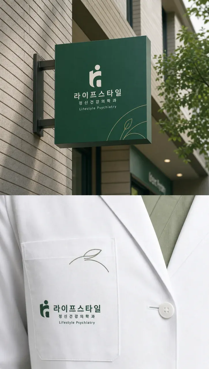 병원·의원 로고 디자인 — 순환하는 치유 병원 로고