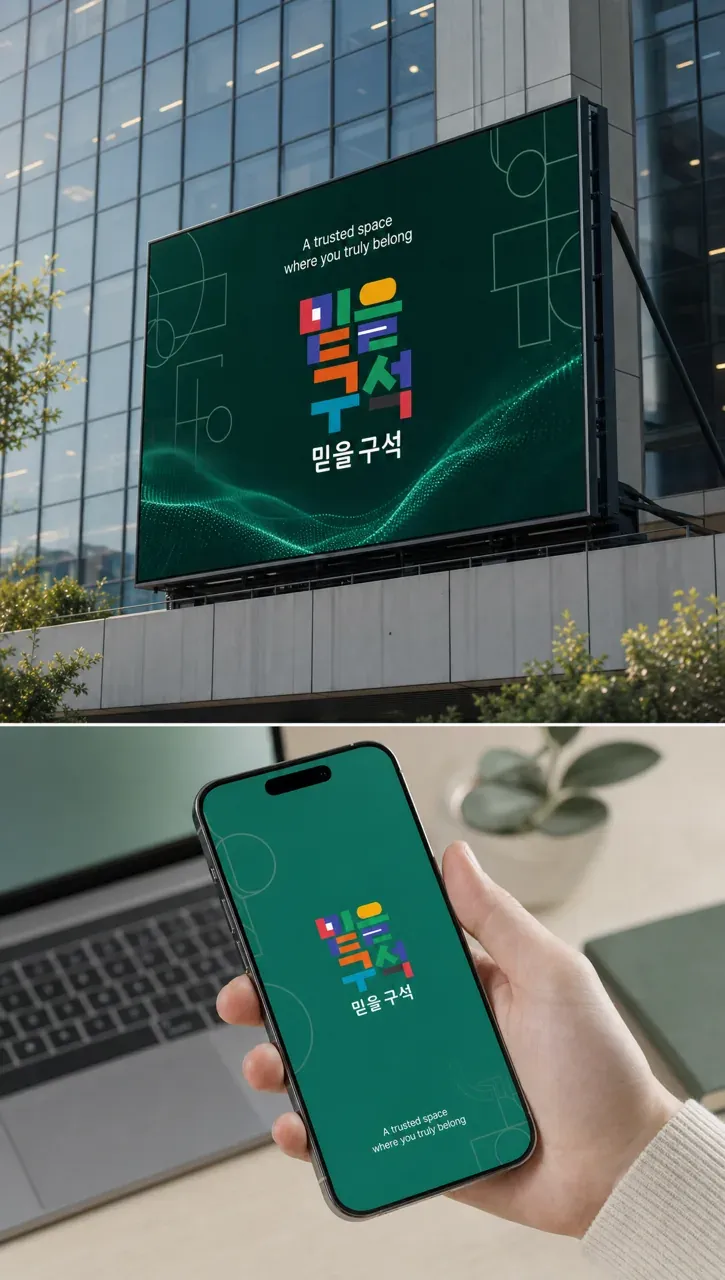공공·단체 로고 디자인 — 만남의 코너 공공·단체 로고