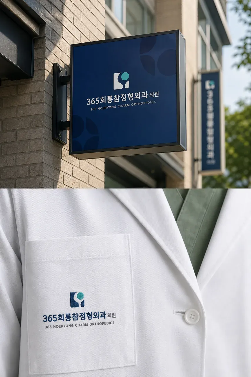 병원·의원 로고 디자인 — 신뢰의 손길 병원 로고