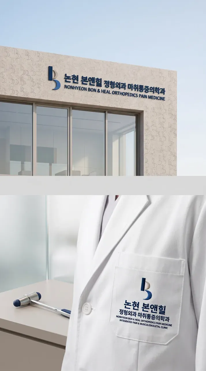 병원·의원 로고 디자인 — 두 분야 최고 전문의가 만나는 신뢰 병원 로고