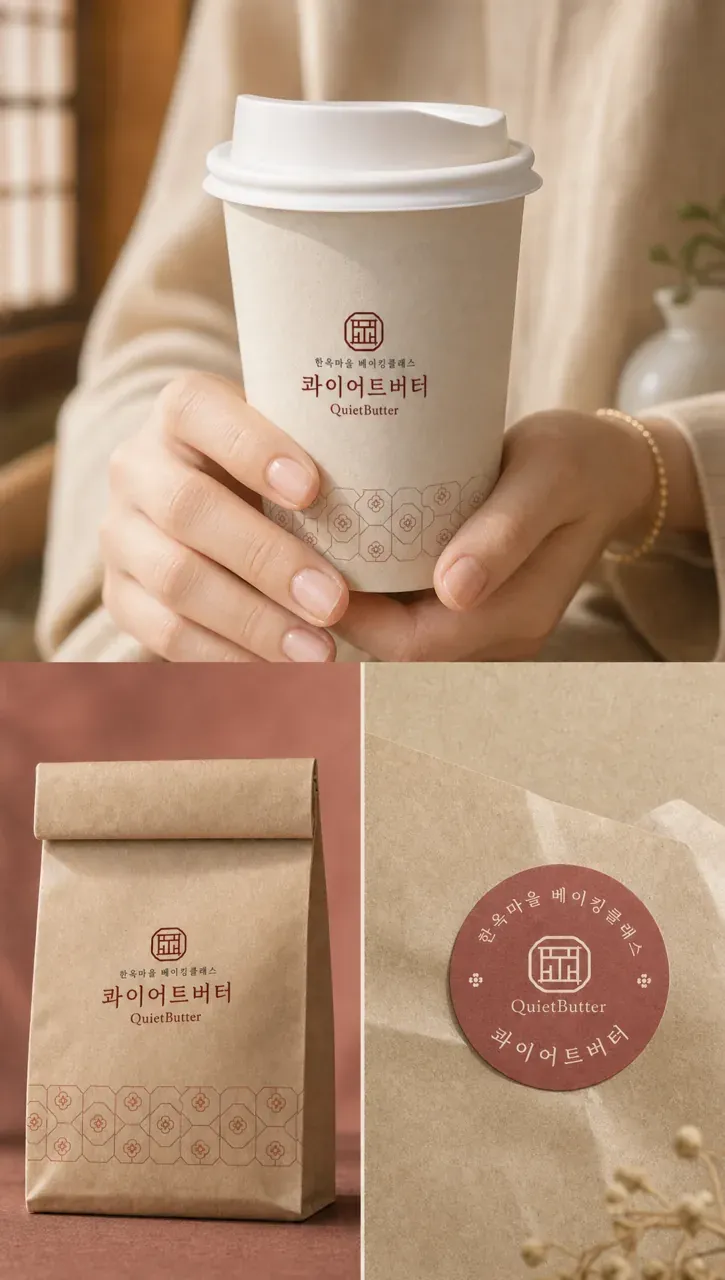 카페·베이커리 로고 디자인 — 모던의 정결함 속에 깃든 온기 카페 로고