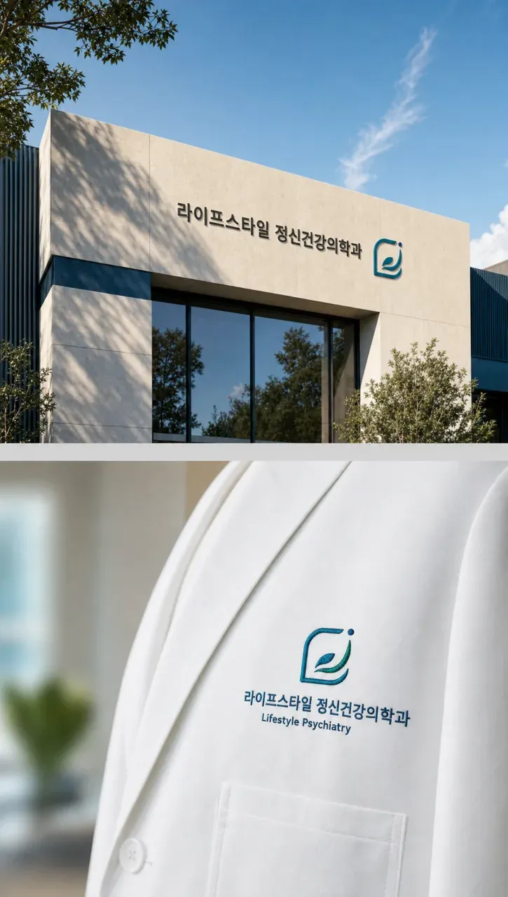 병원·의원 로고 디자인 — 몸과 마음의 순환 병원 로고