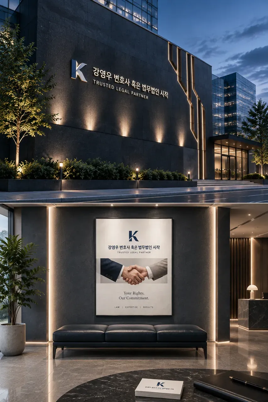 법률·세무·특허 로고 디자인 — 신뢰와 명확함 법률사무소 로고