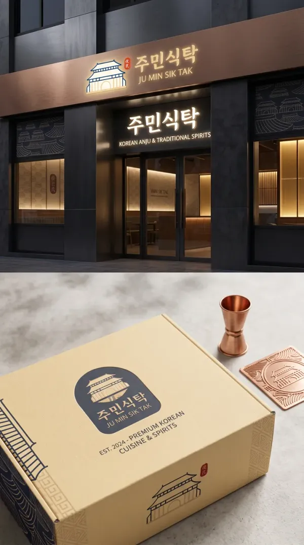 젊은 감각으로 만나는 세련된 한식주점, 주민식탁