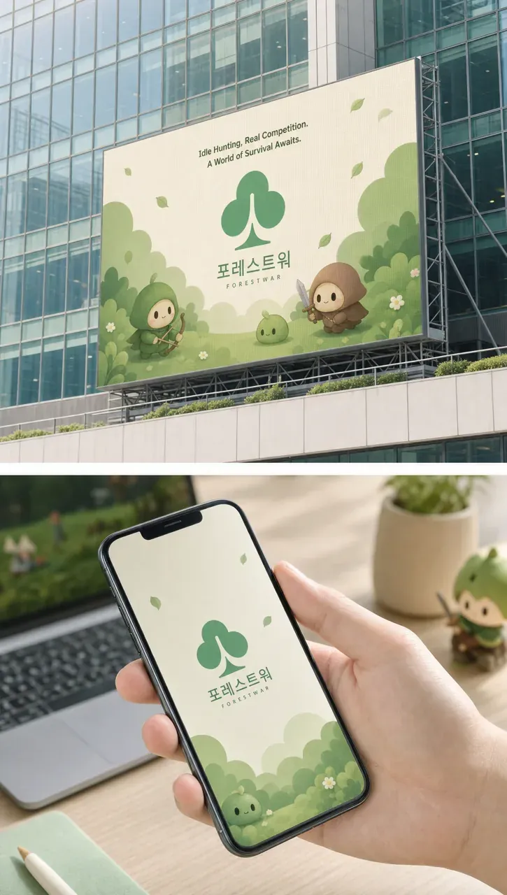 IT·테크 로고 디자인 — 성장의 나무 IT 서비스 로고