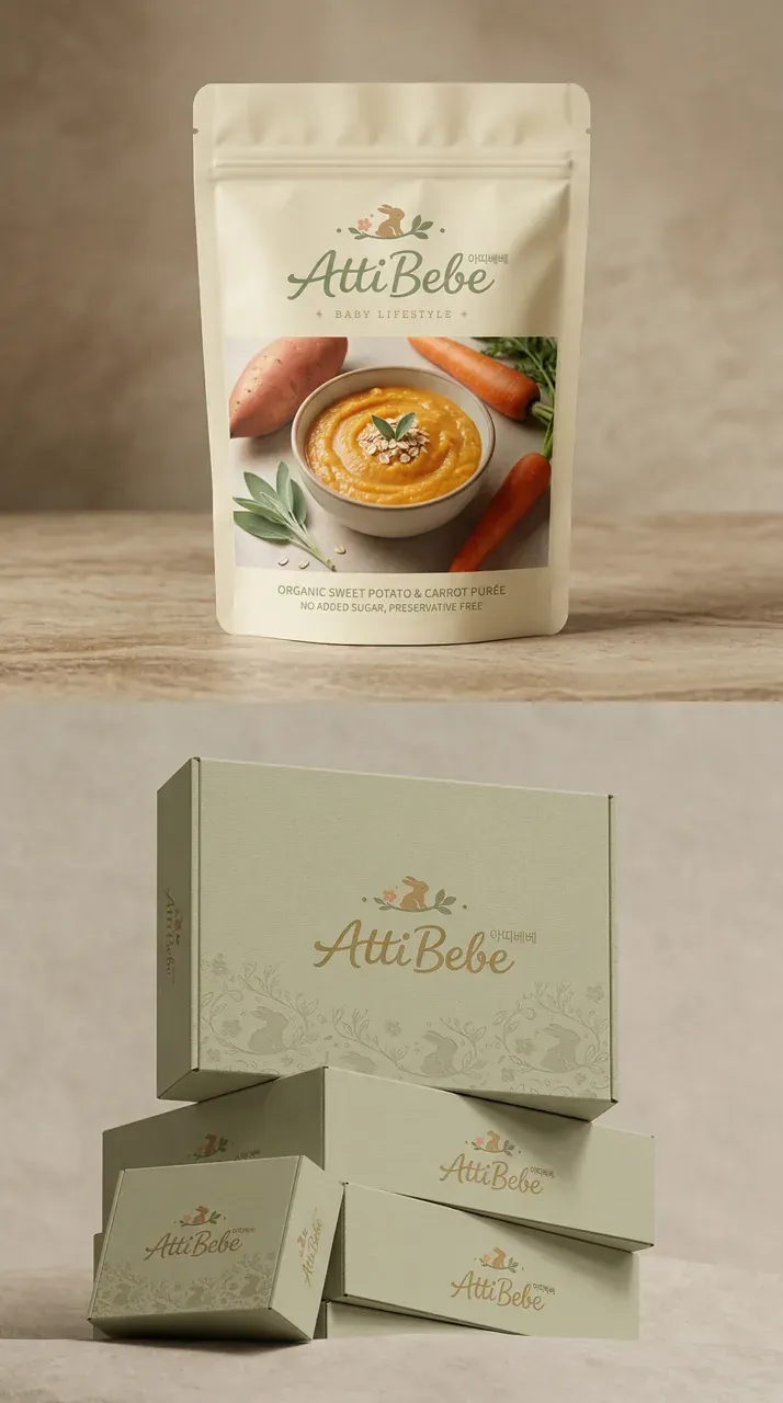 그 외 로고 디자인 — 엄마의 마음이 전해지는 다정한 친구 브랜드 로고