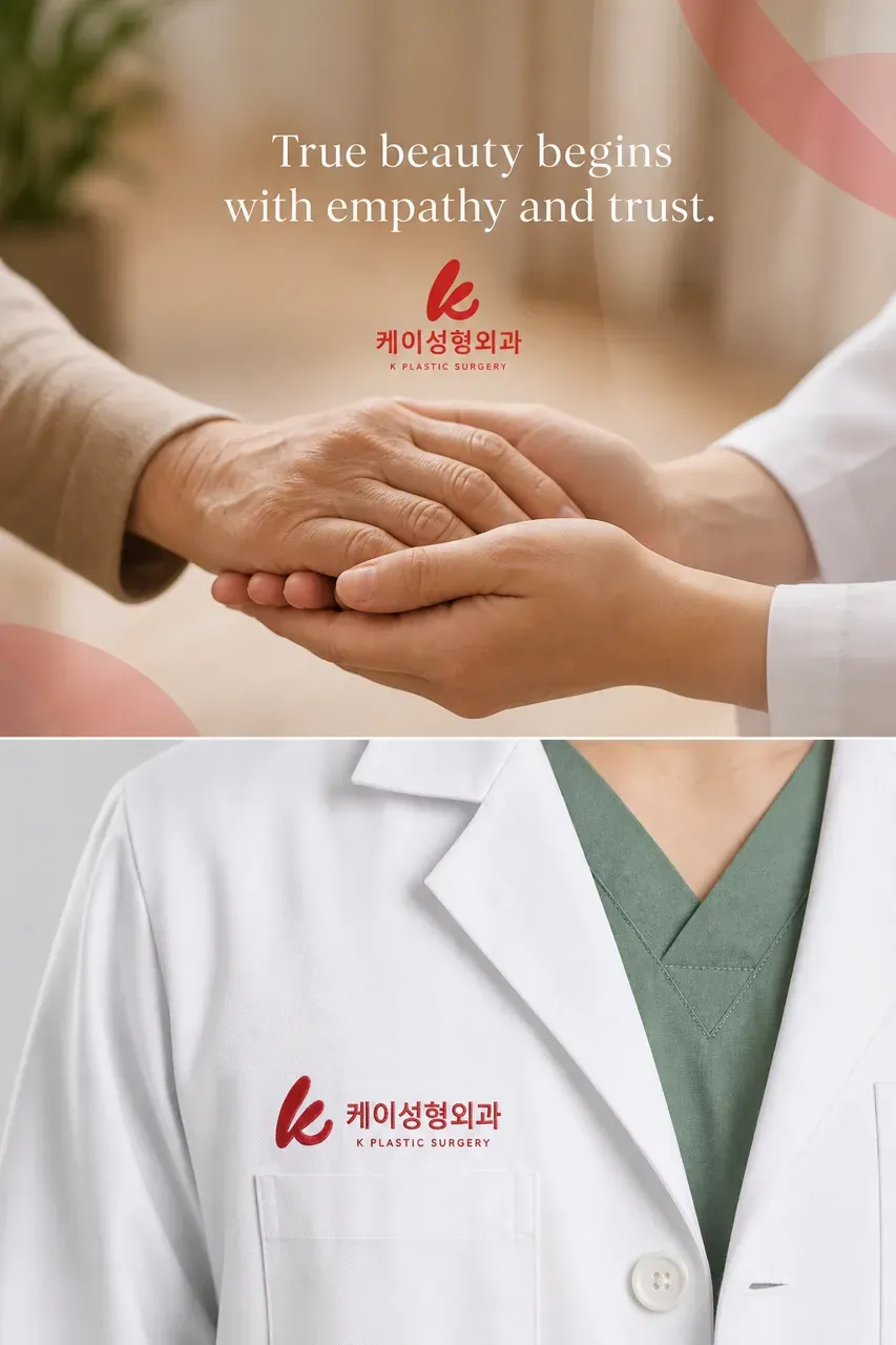 병원·의원 로고 디자인 — 정밀함과 신뢰를 담은 미니멀 병원 로고
