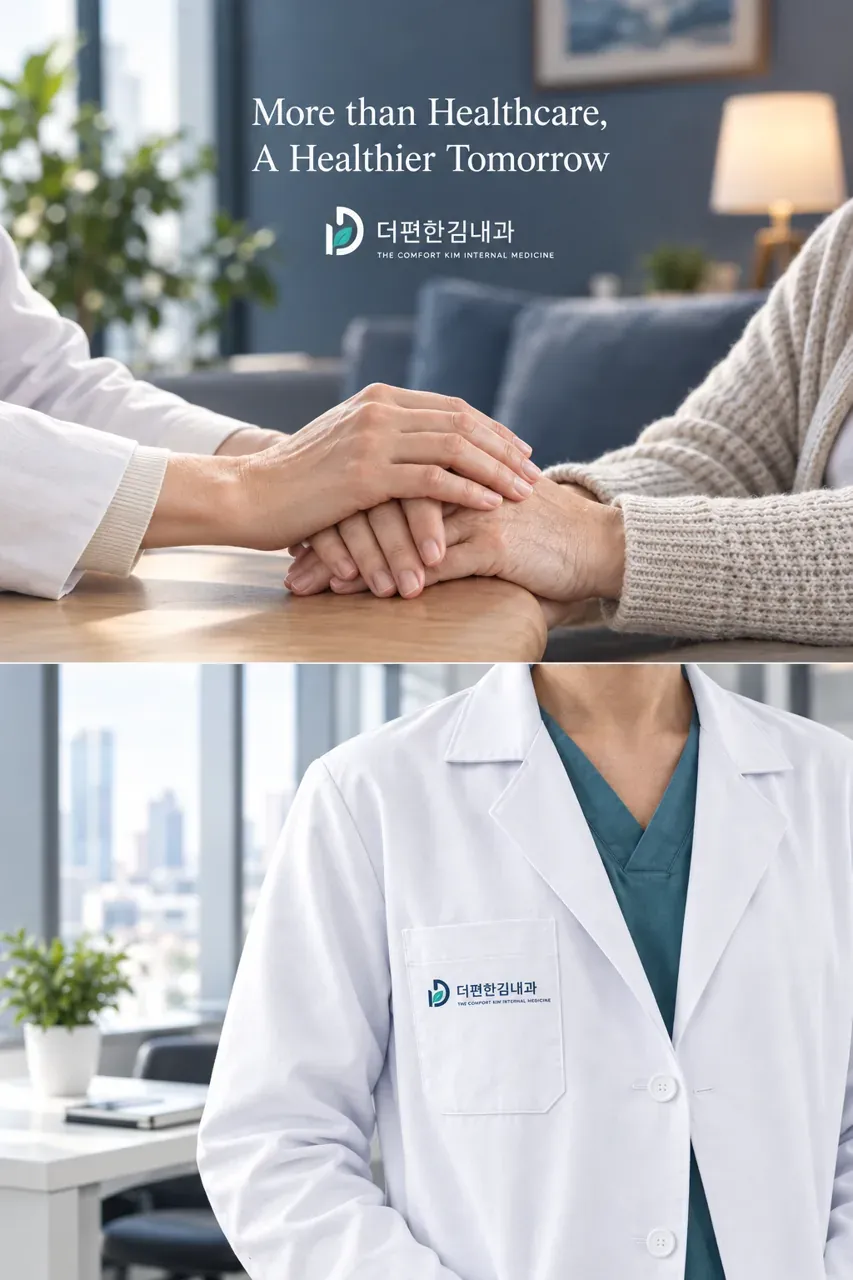병원·의원 로고 디자인 — 의료의 신뢰와 환자의 편안함 병원 로고