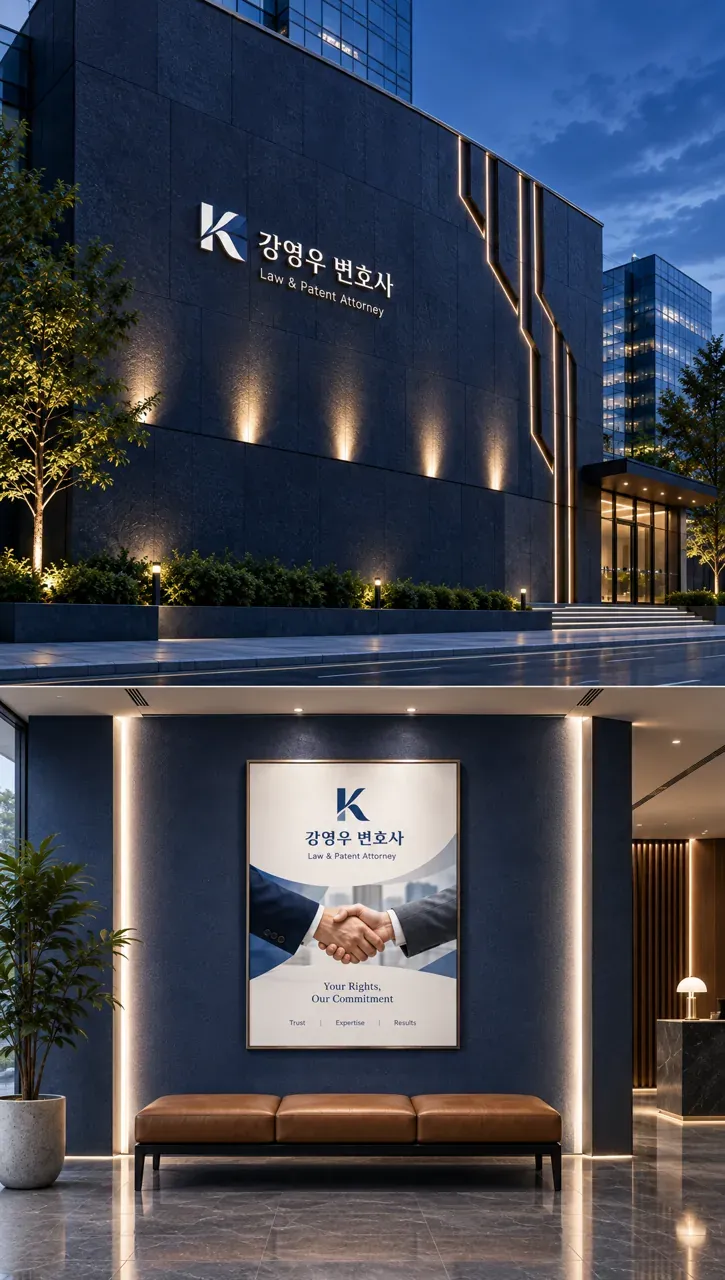 법률·세무·특허 로고 디자인 — 논리의 명확함 신뢰의 증명 법률사무소 로고