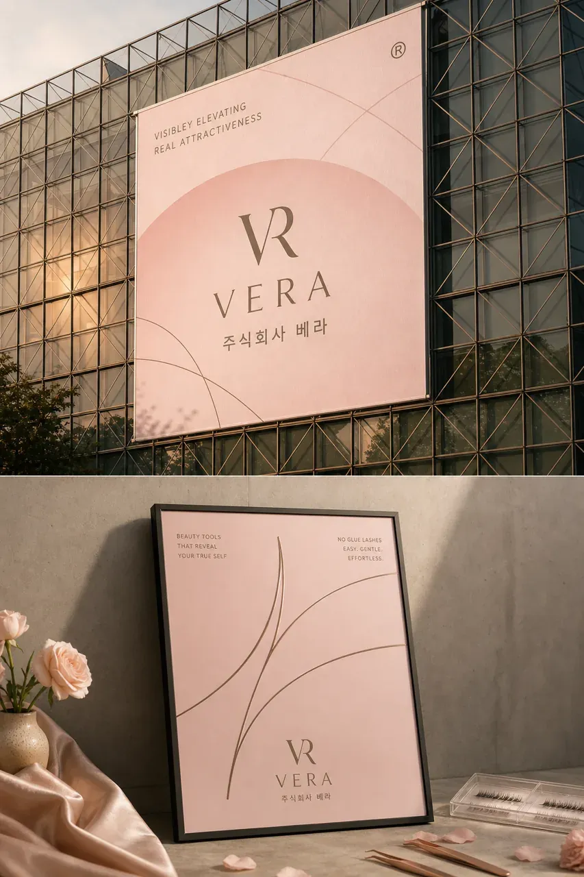 뷰티·미용 로고 디자인 — 고급스러운 워드마크 뷰티 브랜드 로고