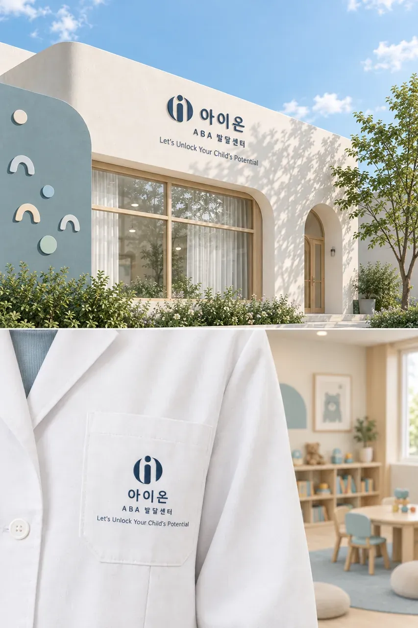 병원·의원 로고 디자인 — 미니멀한 조합형 병원 로고