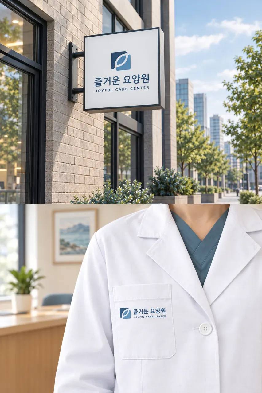 생활·서비스 로고 디자인 — 돌봄의 현대 언어 생활 서비스 브랜드 로고