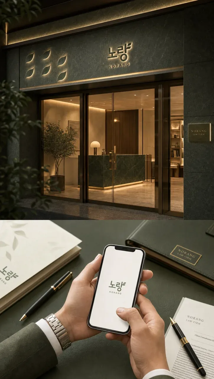 농식품·축산 로고 디자인 — 모던하고 세련된 워드마크 농식품 브랜드 로고