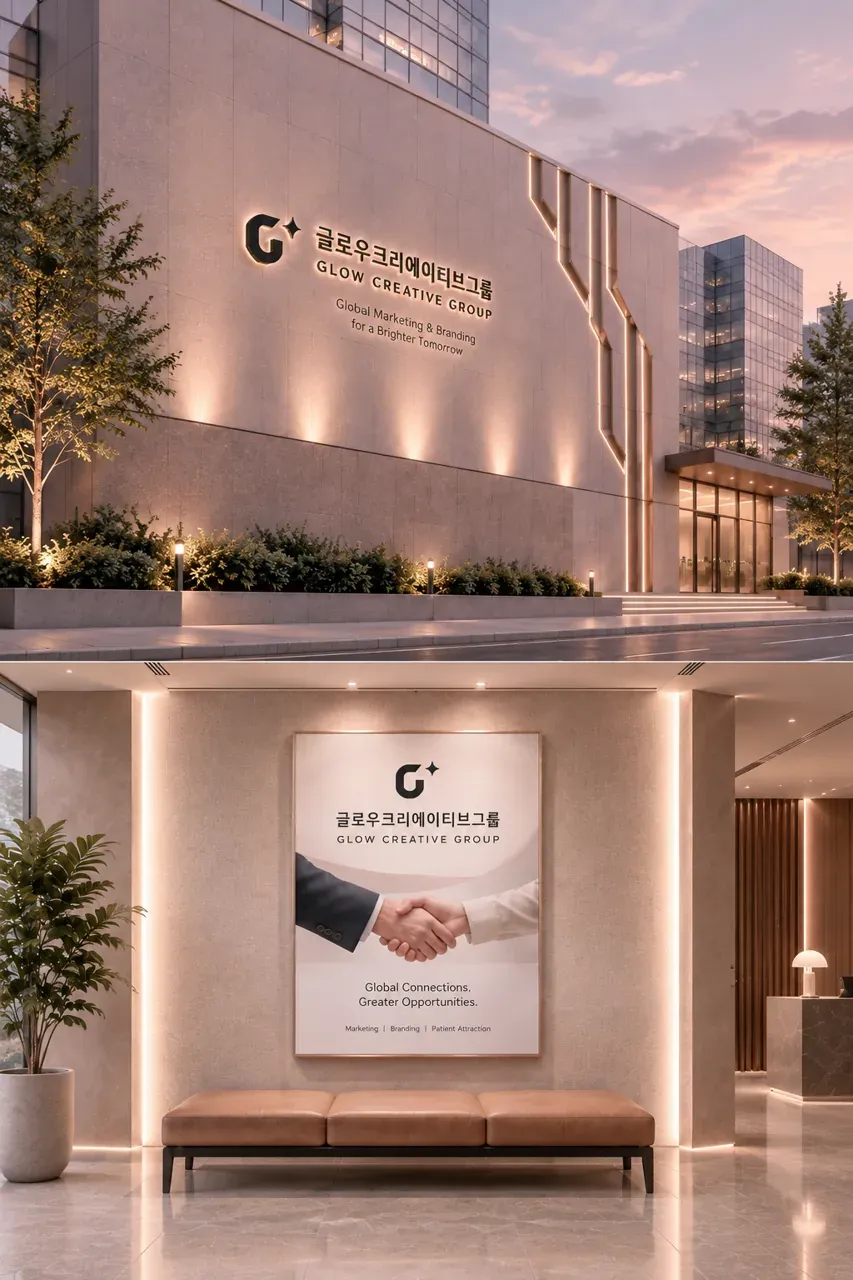 문화·예술·미디어 로고 디자인 — 모던하고 세련된 조합형 문화·예술 브랜드 로고