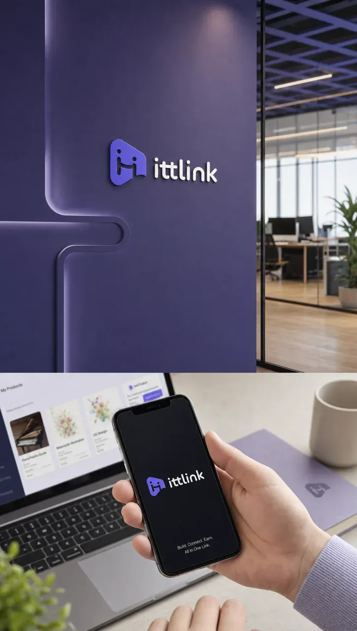 IT·테크 로고 디자인 — 모던하고 세련된 조합형 IT 서비스 로고