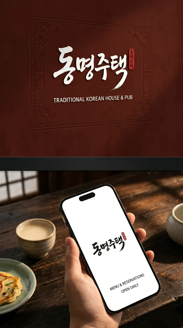 금융·부동산 로고 디자인 — 동네 사람들이 편안하게 찾는 집 금융·부동산 기업 로고