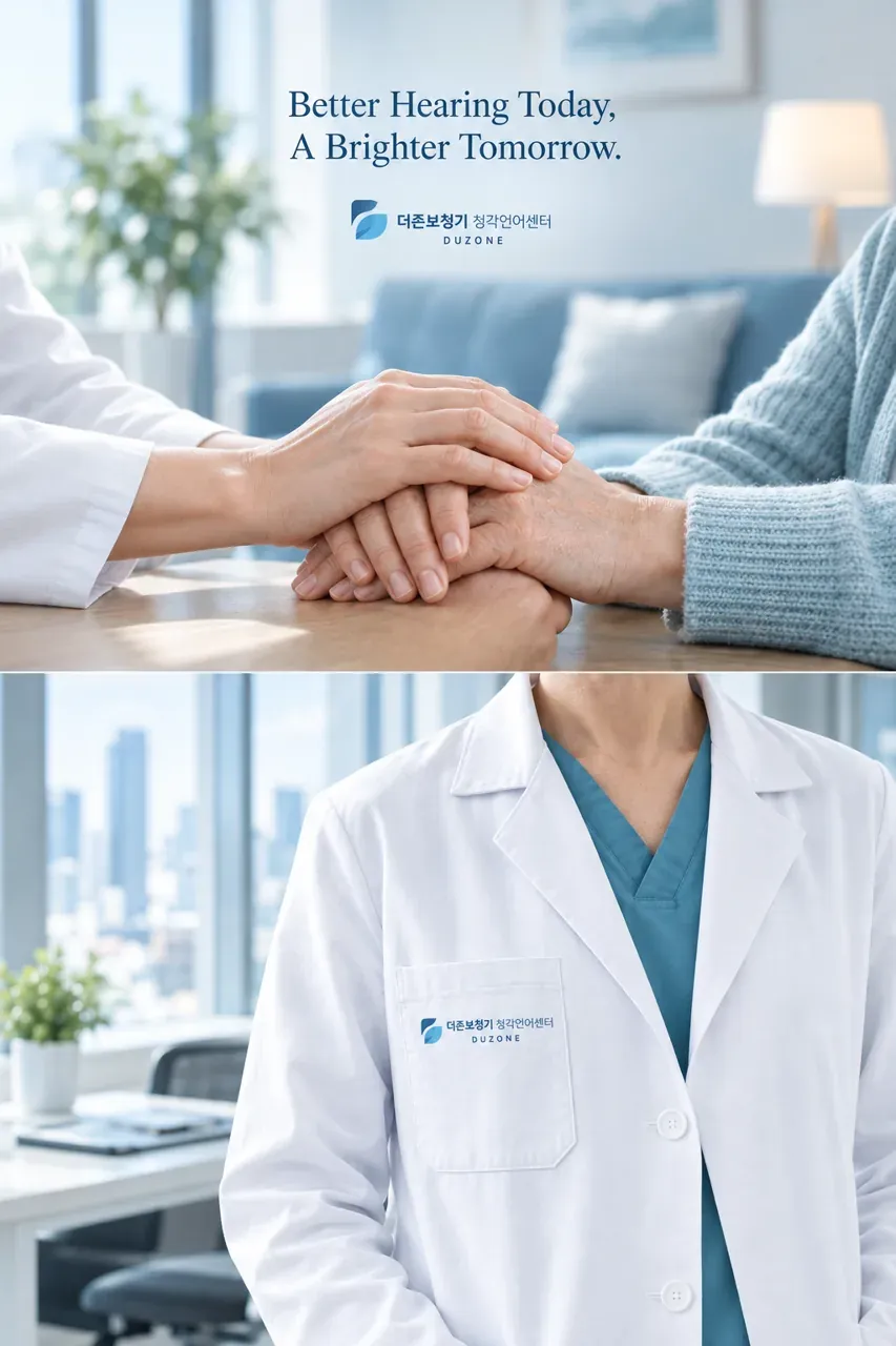 병원·의원 로고 디자인 — 청각 전문성의 신뢰를 담은 현대적 병원 로고