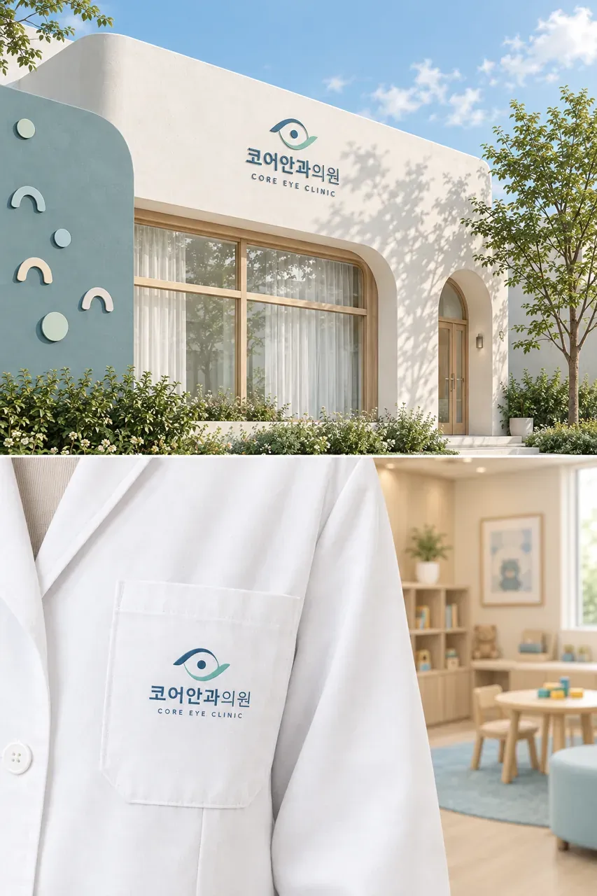 병원·의원 로고 디자인 — 정밀함을 담은 원형의 신뢰 병원 로고