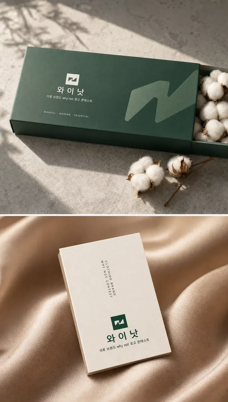 패션·의류 로고 디자인 — 현대의 질문 깔끔한 신뢰 패션 브랜드 로고
