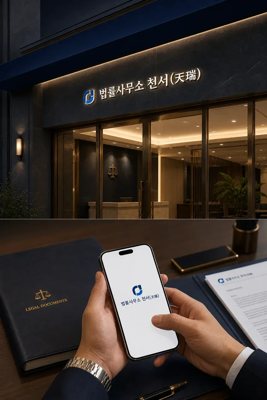 법률·세무·특허 로고 디자인 — 신뢰와 상서로움의 기하학 법률사무소 로고
