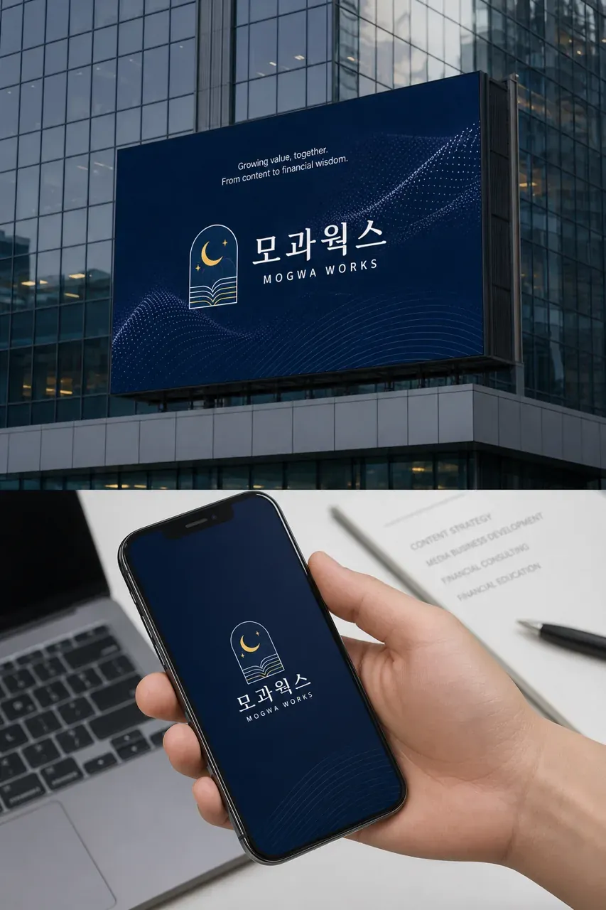 문화·예술·미디어 로고 디자인 — 옛것과 새것을 잇는 스토리텔러 문화·예술 브랜드 로고