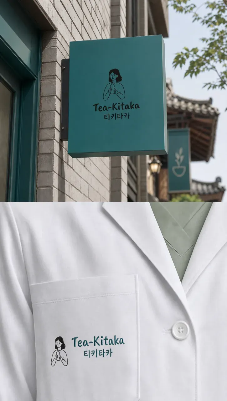 카페·베이커리 로고 디자인 — 미니멀한 조합형 카페 로고