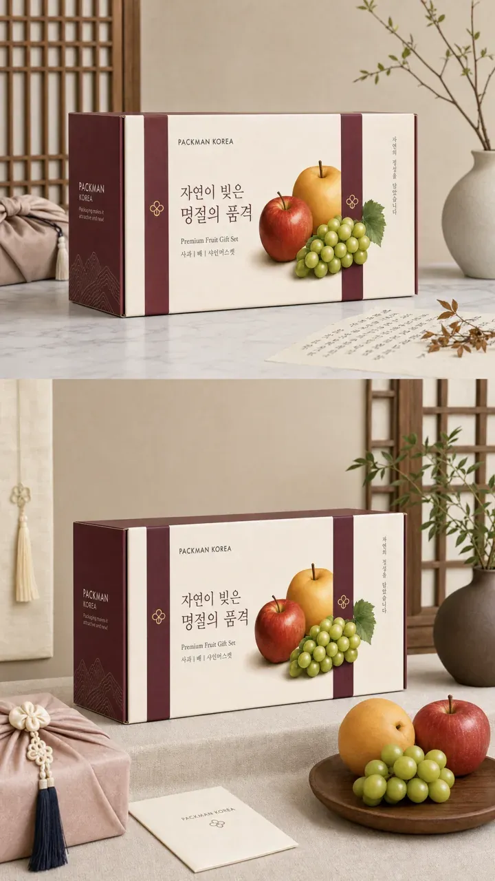 농식품·축산 로고 디자인 — 박스(상자) 콘테스트 자연의 품격을 담은 프리미엄 과일 농식품 브랜드 로고