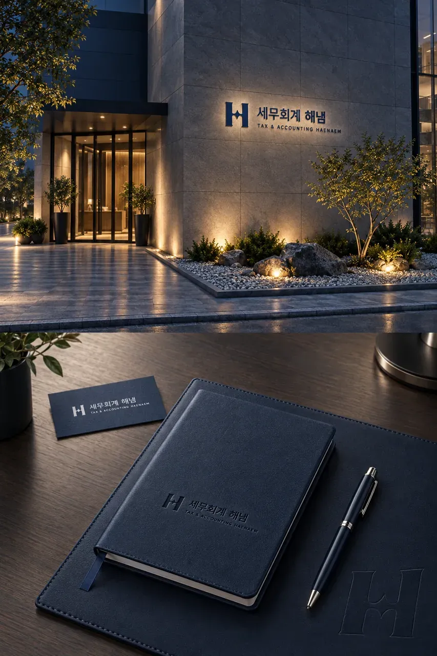 법률·세무·특허 로고 디자인 — 신뢰의 결정체 법률사무소 로고