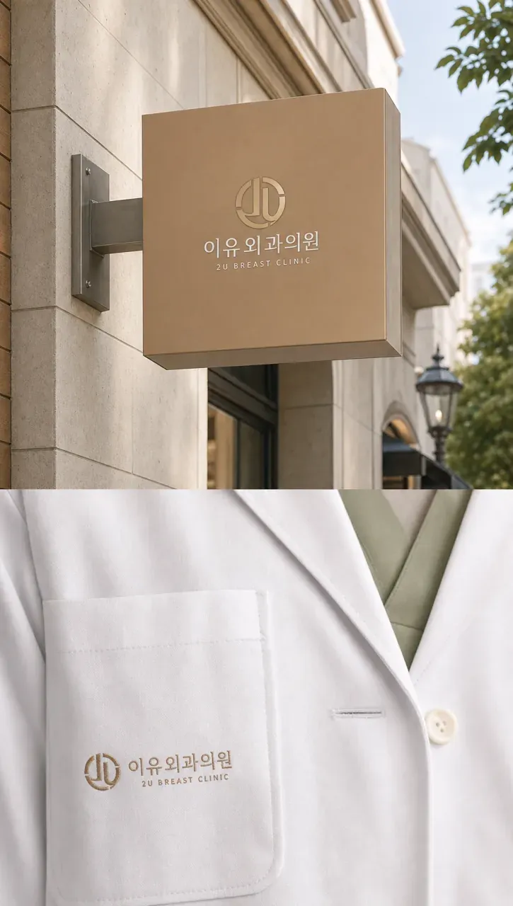 병원·의원 로고 디자인 — 모던하고 세련된 심볼형 병원 로고