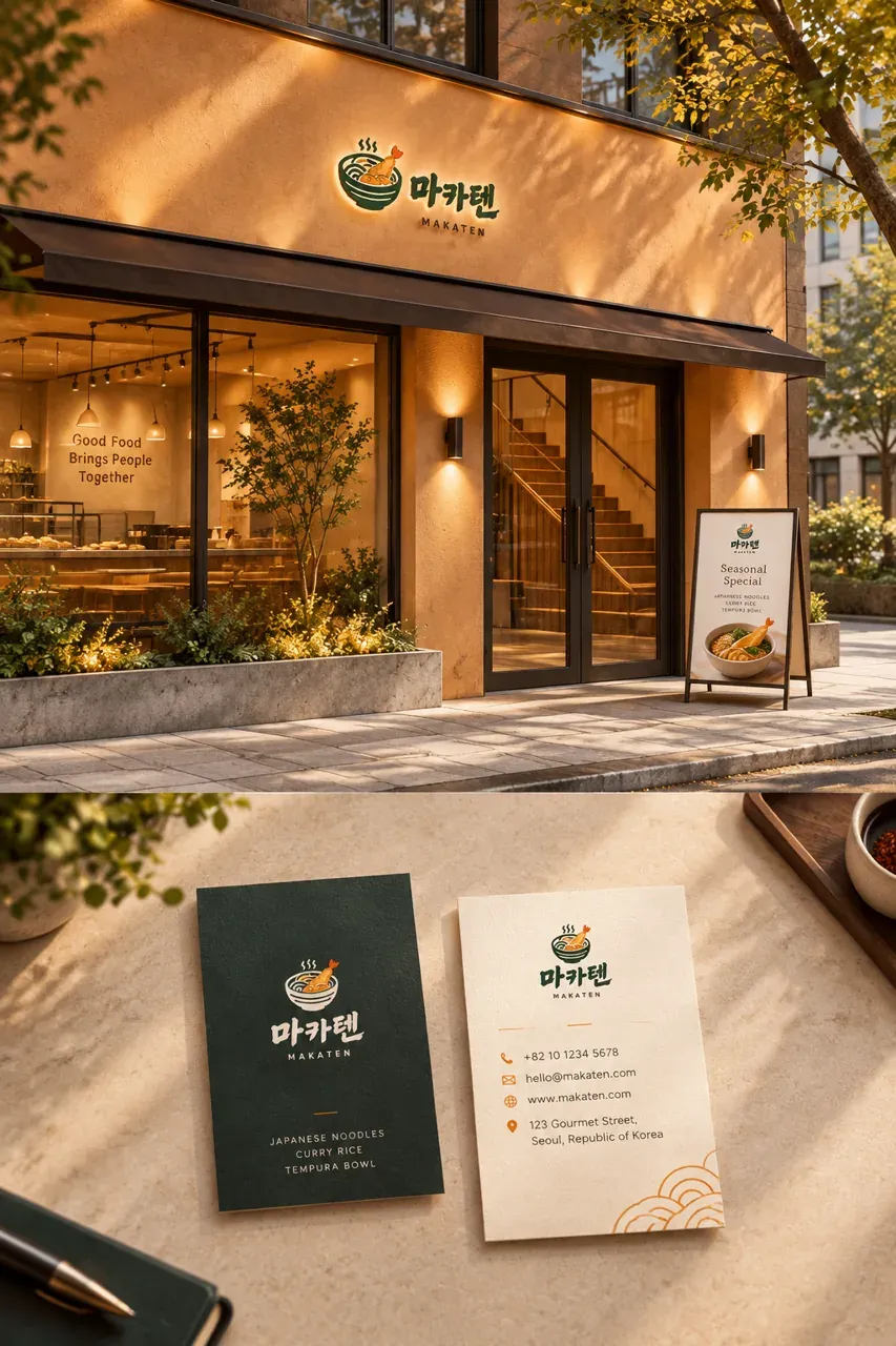 음식점·외식 로고 디자인 — 카레의 풍미를 담은 현대 정체성 음식점 로고