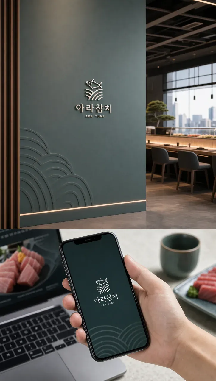 그 외 로고 디자인 — 우아한 곡선으로 담아낸 신선함의 미학 브랜드 로고