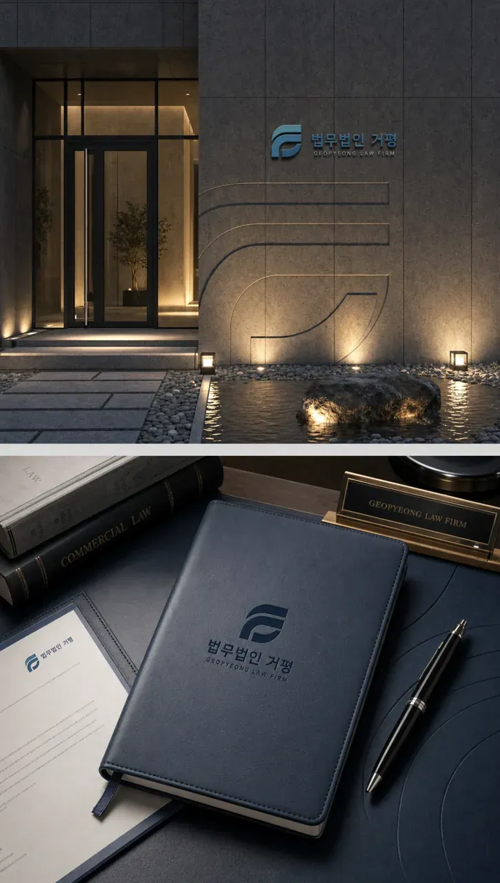 법률·세무·특허 로고 디자인 — 통합 법률 정체성 법률사무소 로고