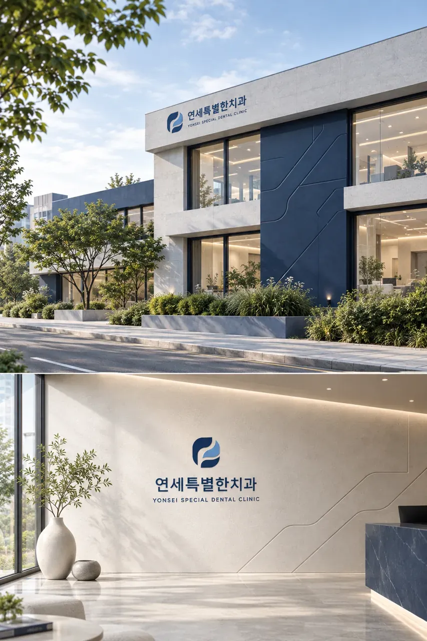 치과 로고 디자인 — 신뢰의 보존 치과 로고