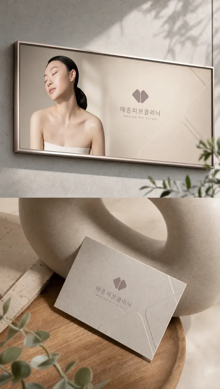 병원·의원 로고 디자인 — 미니멀한 조합형 병원 로고