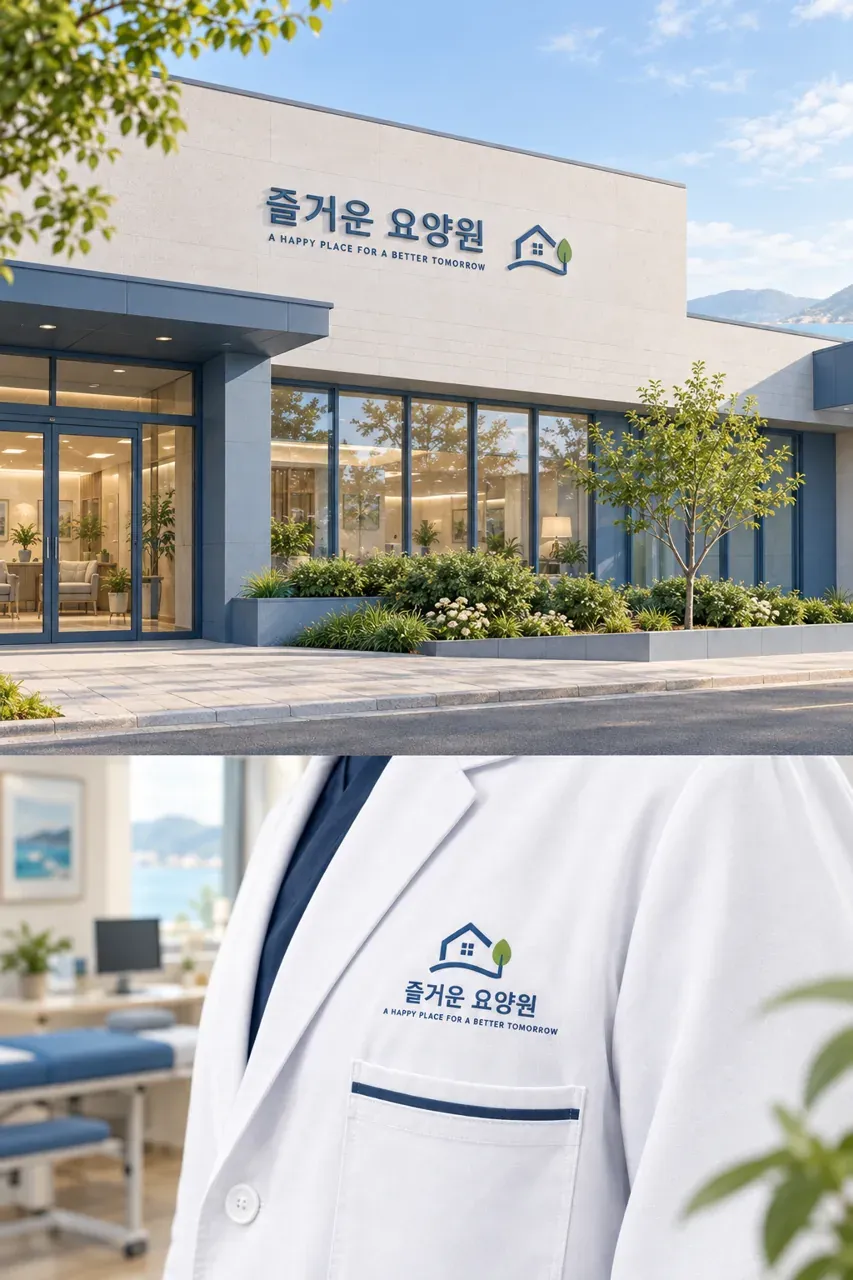 생활·서비스 로고 디자인 — 함께하는 따뜻한 돌봄 생활 서비스 브랜드 로고
