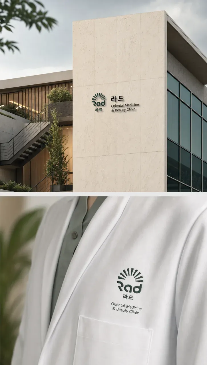 뷰티·미용 로고 디자인 — 미니멀한 조합형 뷰티 브랜드 로고