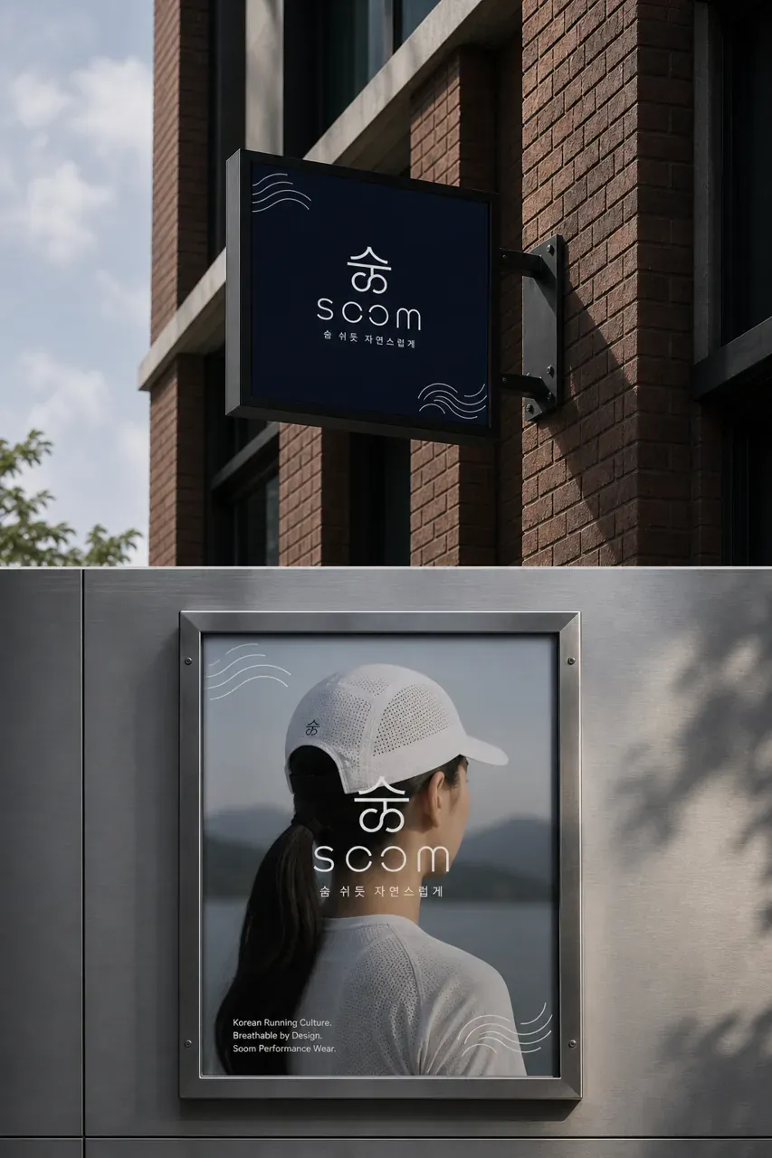 패션·의류 로고 디자인 — 미니멀한 조합형 패션 브랜드 로고