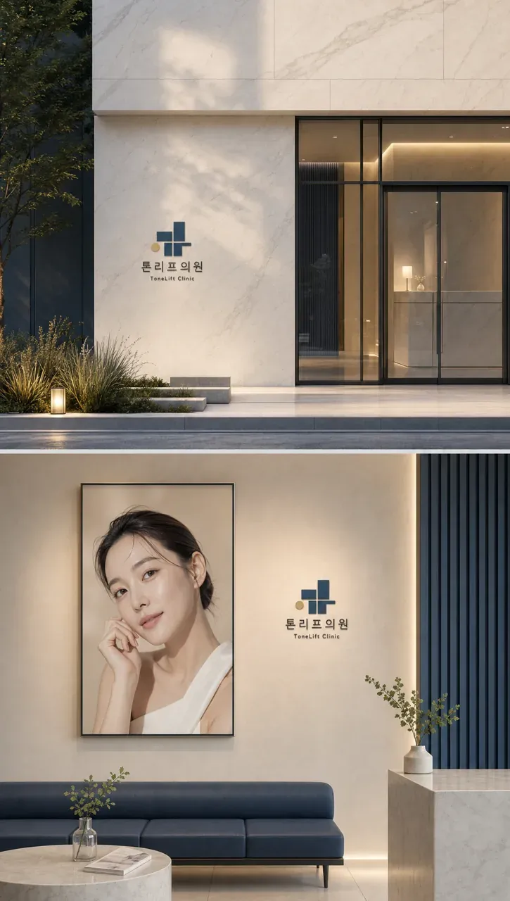 병원·의원 로고 디자인 — 고급스러운 조합형 병원 로고
