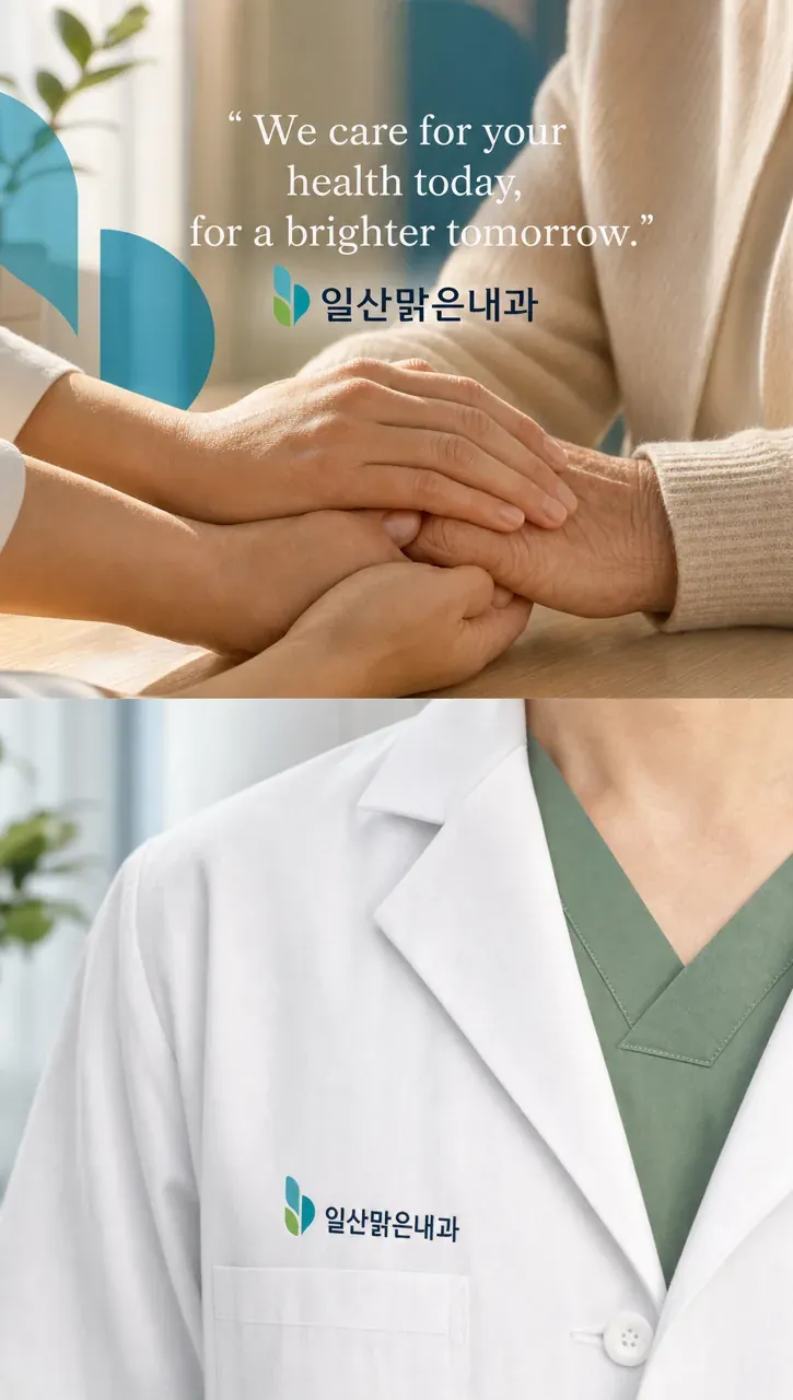 병원·의원 로고 디자인 — 투명한 신뢰의 의료 공간 병원 로고