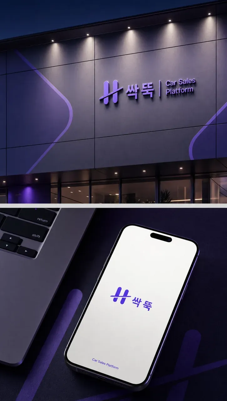 IT·테크 로고 디자인 — 직결의 명확함을 담은 모던 IT 서비스 로고