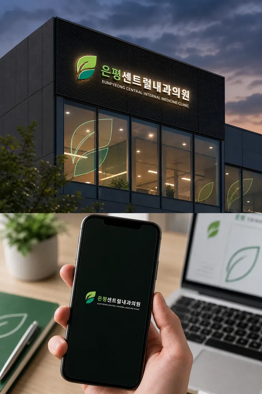 병원·의원 로고 디자인 — 신뢰와 전문성을 담은 현대적 의료 병원 로고