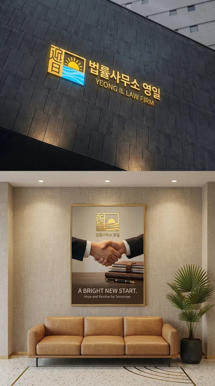 법률·세무·특허 로고 디자인 — 고객의 새로운 시작을 여는 든든한 동반자 법률사무소 로고