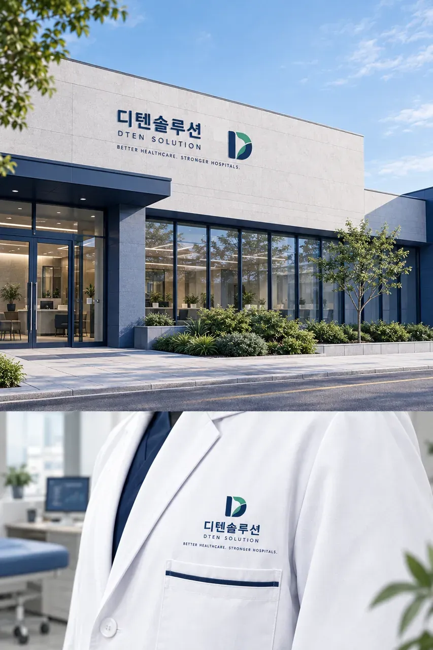 병원·의원 로고 디자인 — 의료 전문성의 10점 완성도 병원 로고